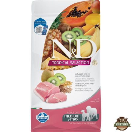 N&D Tropical Selection Dog Pork Adult medium & maxi 2kg