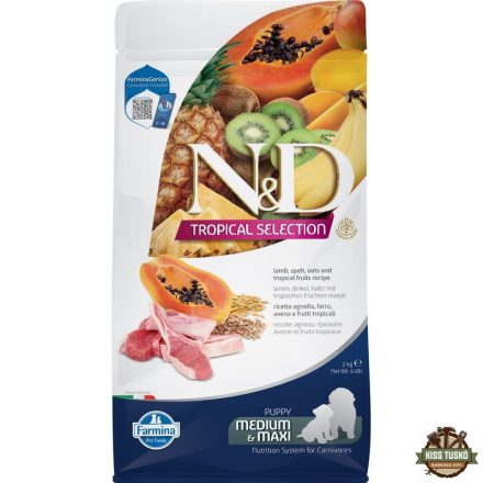 N&D Tropical Selection Dog Lamb Puppy medium & maxi 2kg