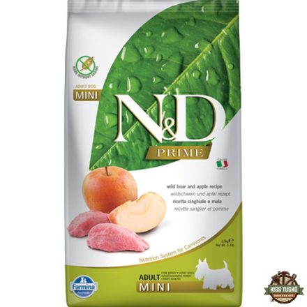 N&D Prime Dog vaddisznó&alma adult mini 2,5kg