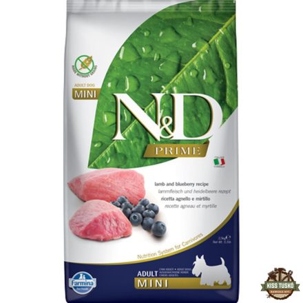 N&D Dog Prime bárány & áfonya adult mini 2,5kg