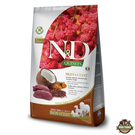 N&D Quinoa Dog Skin & coat vadhús & kókusz adult medium & maxi 7kg
