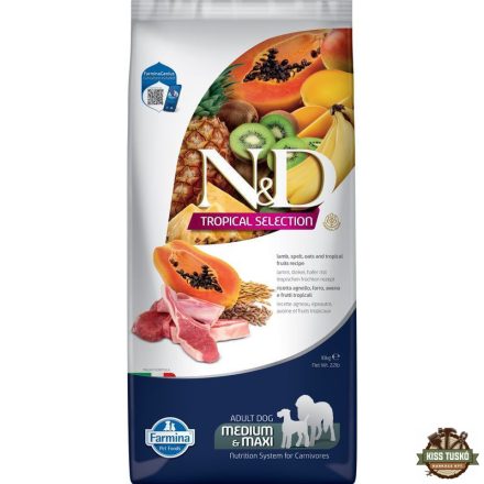 N&D Tropical Selection Dog Lamb Adult medium/maxi 10kg