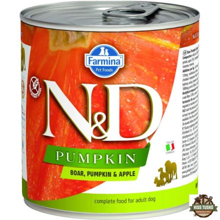 N&D Dog konzerv Vaddisznó & Alma Sütőtökkel 285gr