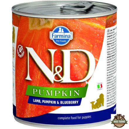 N&D Dog konzerv Bárány & Áfonya Sütőtökkel Puppy 285gr