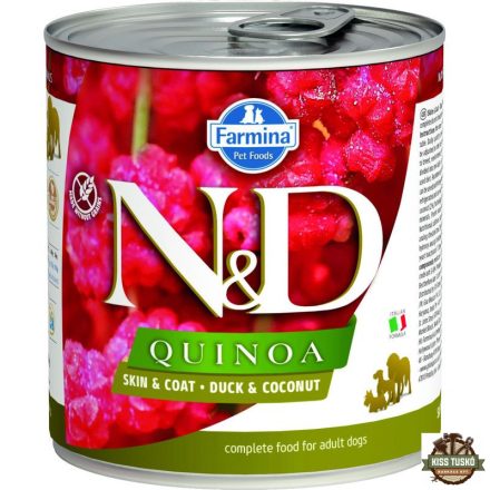 N&D Quinoa Dog konzerv kacsa & kókusz 285g