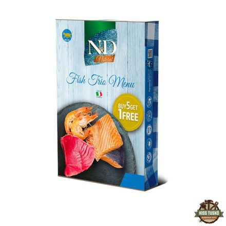 N&D Cat konzerv Fish Trio Menu Multipack 6x70g