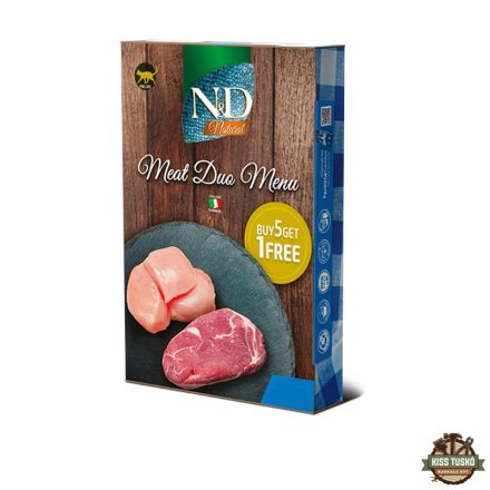 N&D Cat konzerv Meat Duo Menu Multipack 6x70g