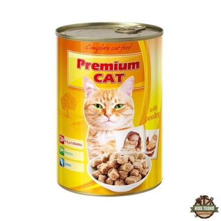 Prémium Cat konzerv szárnyas 415g