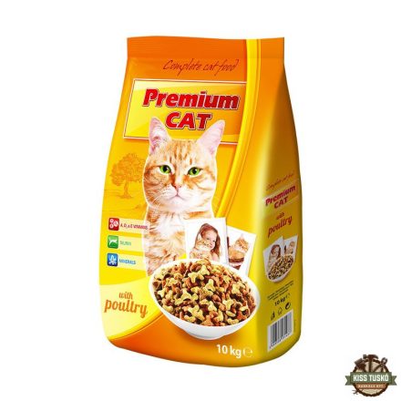Prémium Cat Száraz Szárnyas 10kg