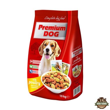 Premium Dog Száraz Új Baromfi-Zöldség 10kg