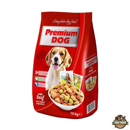 Premium Dog Száraz Új Marha-Zöldség 10kg