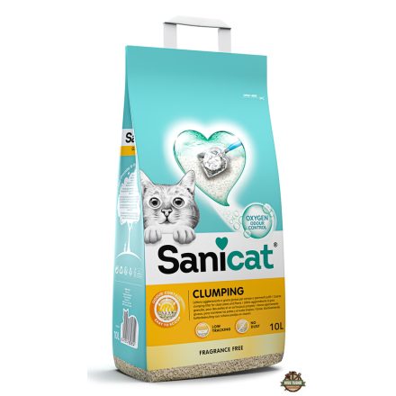 Sanicat macskaalom Clumping illatment csom bentonit 10l