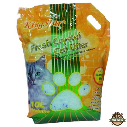 Kingstar szilika macskaalom lótusz virág illattal 10l (4kg)