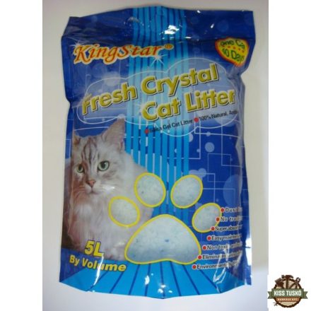 Kingstar illatmentes szilika macskaalom 5l (2kg)