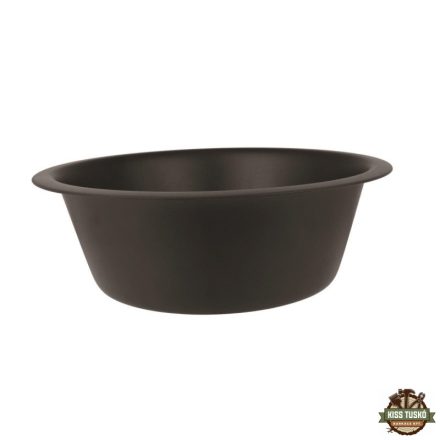 Tál Fém Etető/Itató Fekete 2,600l / 25cm