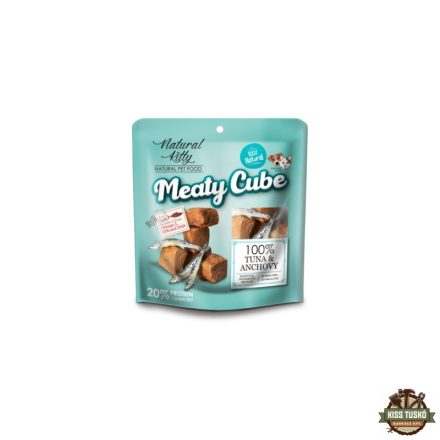Natural Kitty Meaty Cube 100% Tonhal & Szardella 60g