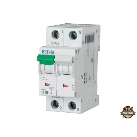 Eaton PL6-C25/1N Kismegszakító, 6KA 1 pólus+nulla 164927
