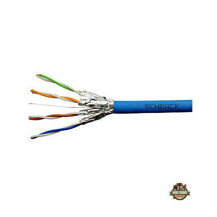 U/FTP kábel Cat.6a, 4x2xAWG23/1, 500Mhz, LS0H, Dca, kék