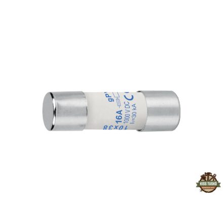 Weidmüller hengeres biztosítóbetét 10x38mm, 16A PV 1000V DC