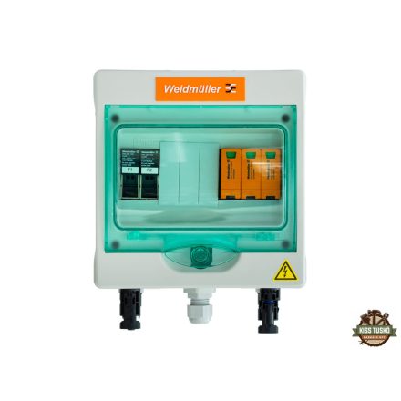 Weidmüller DC 1 sztring T1+T2 előre szerelt doboz