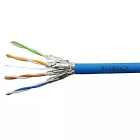   U/FTP kábel Cat.6a, 4x2xAWG23/1, 500Mhz, LS0H, Dca, kék, 500m, dobon