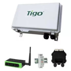   TIGO Kültéri CCA Készlet: Outdoor-rated enclosure + DIN Rail mount + CCA unit w/Antenna + DIN rail PS + TAP