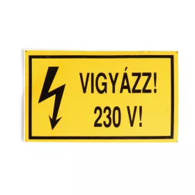 Matrica - Vigyázz 230V