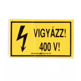 Matrica - Vigyázz 400V