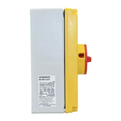 Schrack vész-ki főkapcsoló IP65 műanyag házban 4p 63A/AC23 22kW