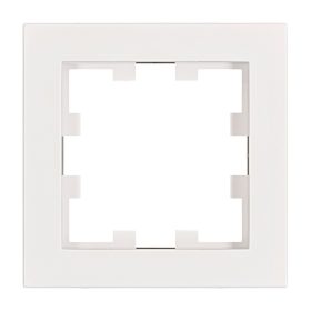 Schrack Visio S55 egyes keret CUBIC, fehér EV105301