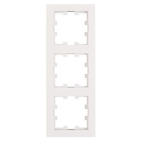 Schrack Visio S55 hármas keret CUBIC, fehér EV105303