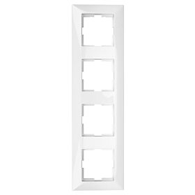 Schrack Visio S50 négyes keret Classic, fehér EV105004