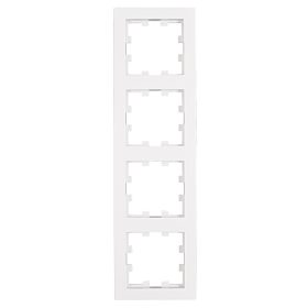 Schrack Visio S55 négyes keret CUBIC, fehér EV105304