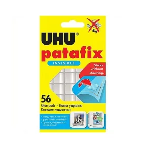   UHU Patafix / Gyurmaragasztó Átlátszó Kétoldalú Ragasztópárna, 56 db
