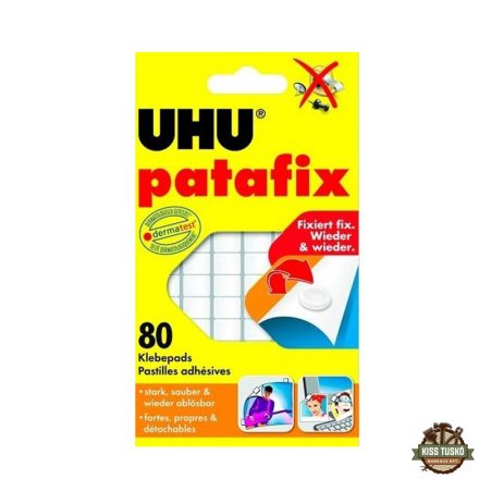 UHU Patafix / Gyurmaragasztó Fehér, 80 db