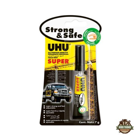 UHU Pillanatragasztó Super Strong&Safe, 7g B1