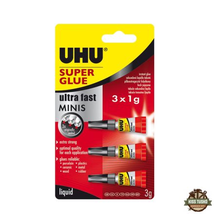 UHU Pillanatragasztó Mini, 1g B3