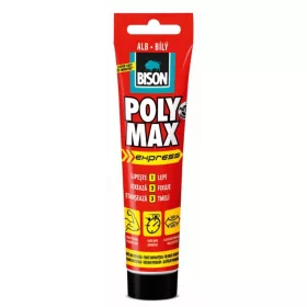   BISON Poly Max Expressz Fehér Tömítő, SM Polymer Ragasztó, 165g