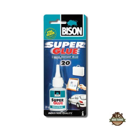 BISON Ipari Pillanatragasztó, 20g