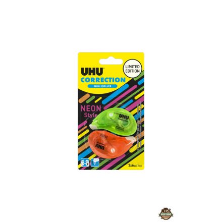 UHU Hibajavító Roller Mini NEON (2x6m) B2