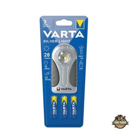 VARTA Elemlámpa Silver Light (+3AAA) (28 lumen)