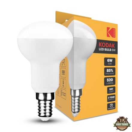 KODAK Max LED Izzó R50 6W E14 120° 6000K (520 lumen)