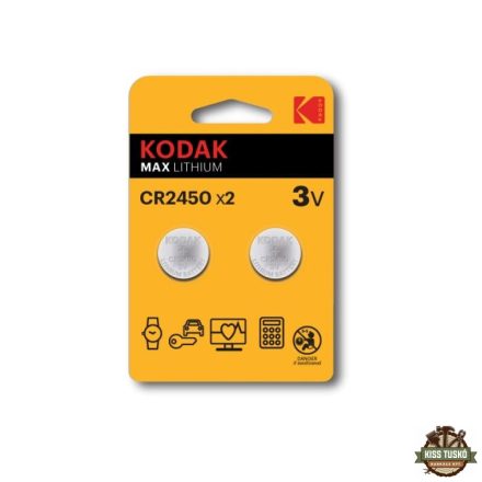 Kodak Ultra Lithium Gombelem CR2450 (3V) B2