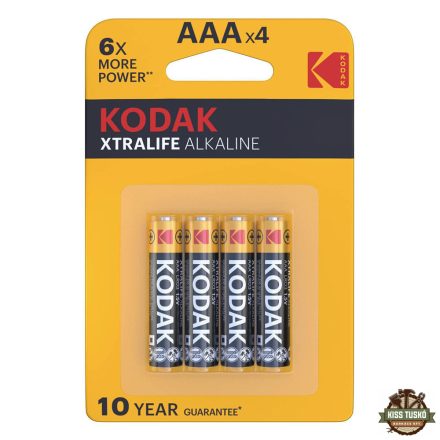 Kodak Xtralife Alkáli Mikro Elem AAA (1,5V) B4