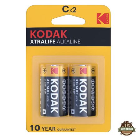 Kodak Xtralife Alkáli Baby Elem C (1,5V) B2