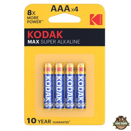 Kodak Max Alkáli Mikro Elem AAA (1,5V) B4