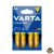 VARTA Longlife Alkáli Ceruza Elem AA B4