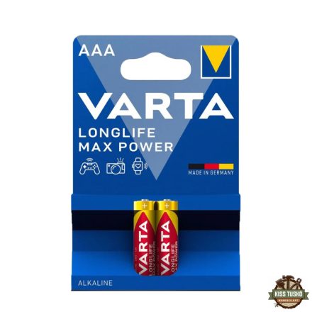 VARTA Longlife Max Power Alkáli Mikro Elem AAA B2