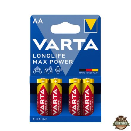 VARTA Longlife Max Power Alkáli Ceruza Elem AA B4