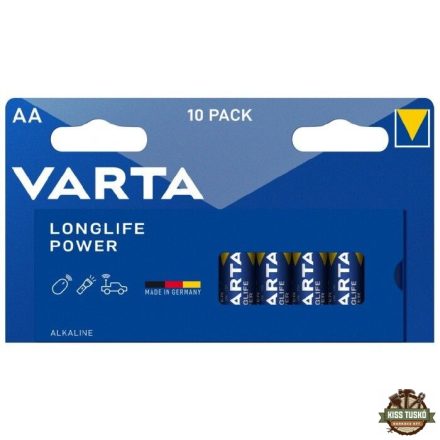 VARTA Longlife Power Alkáli Ceruza Elem AA B10